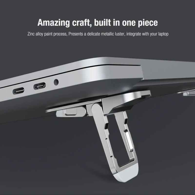 NILLKIN 1 Pair Laptop Stand Portable Aluminum Notebook Stand 11.6-17inch for iPad for Macbook Air for HP For Lenovo For Asus
