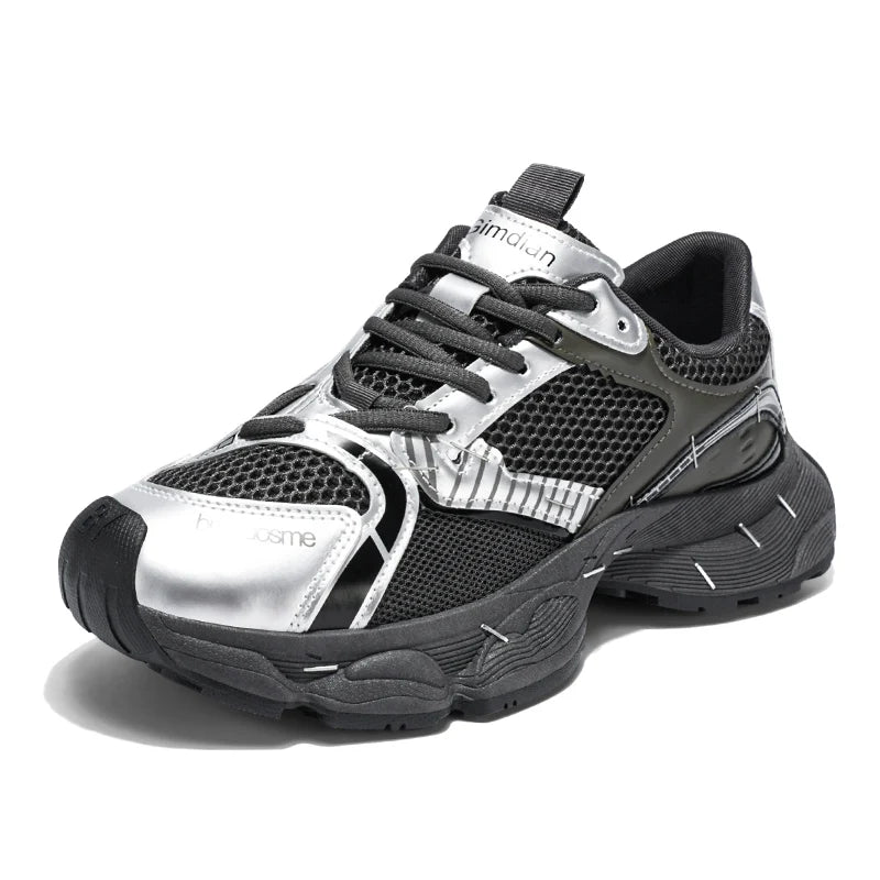 Chunky sneakers summer classic retro breathable comfort men's casual soprts shoes fashion youth soft sole outdoor running shoes