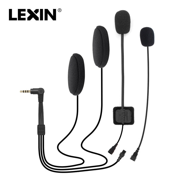 Lexin Headphone Accessories Metal Clip Set Accessories for Lexin-ET COM Motorcycle Bluetooth Helmet Interphone Intercom