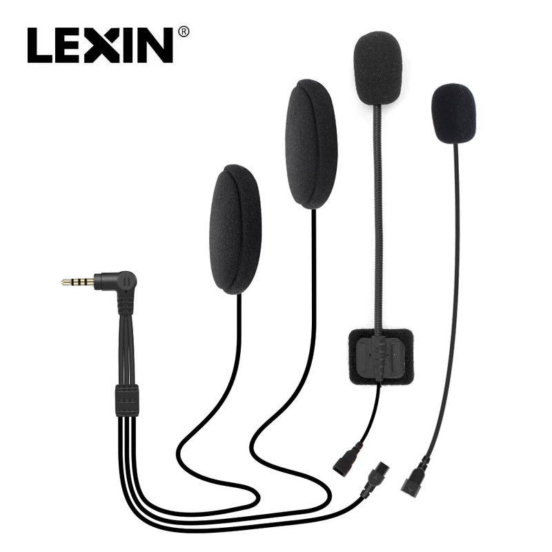 Lexin Headphone Accessories Metal Clip Set Accessories for Lexin-ET COM Motorcycle Bluetooth Helmet Interphone Intercom