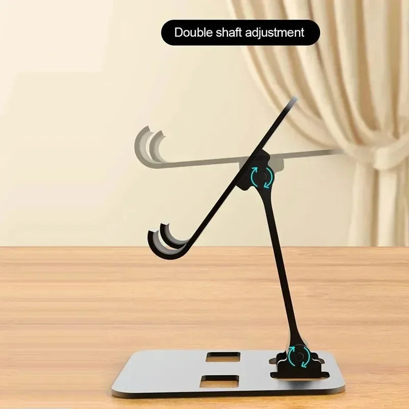 1pc Universal  Foldable Desk Phone Holder Mount Stand For iPhone,Mobile Phone Holder Tablet Desktop Metal Holder,Phone Holder