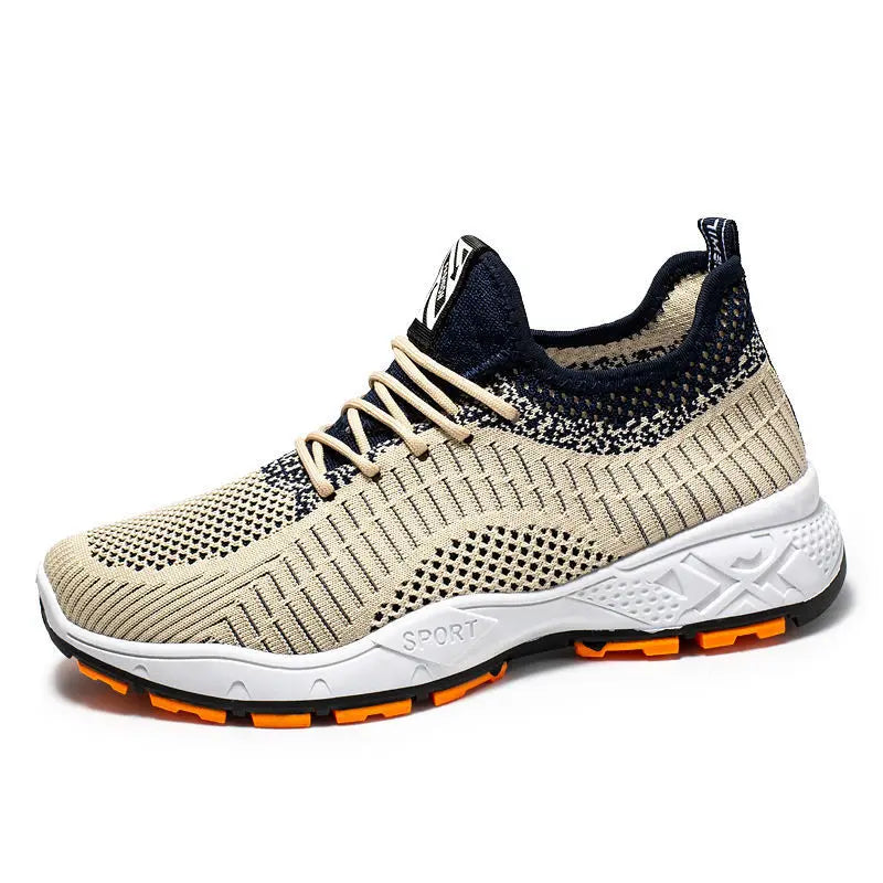Men's Sneakers Spring Summer New Mesh Non-Slip Comfort Casual Breathable Racing Outdoor Running Shoes Students Speed Sports Shoe