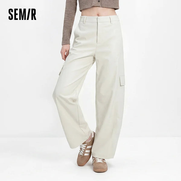 ខោស្ត្រី Semir ជើងកោង ចង្កេះយឺត ស្លៀកប្រចាំថ្ងៃ ខោធ្វើការ ខោរដូវស្លឹកឈើជ្រុះ ឆ្នាំ២០២៦