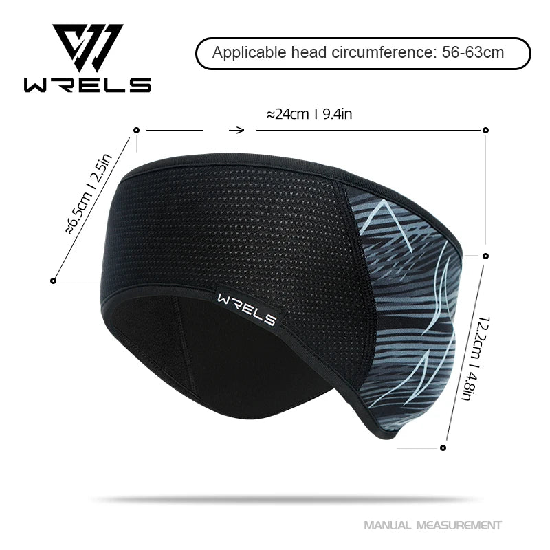 WRELS Winter Ear Muffs Warmers Headband Sweatband Running Headband Warm Head Wraps Sport Earmuff for Women Outdoor Sports