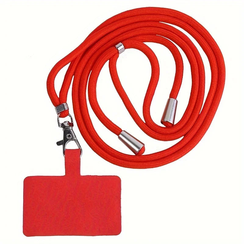 Phone Lanyard Anti Lost Lanyard Strap Universal Adjustable Detachable Colorful Neck Cord Phone Safety Tether Keychain Chain Rope
