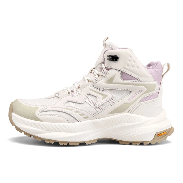 HUMTTO Luxury Designer Trekking Boots for Women Winter Leather Womens Hiking Shoes Outdoor Breathable Non-slip Woman Sneakers