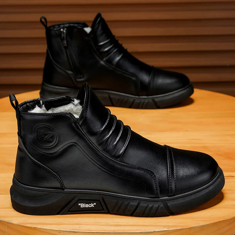Men's winter casual outdoor sport fashion youth comfortable wear-resistant cotton warm shoes non-slip wear-resistant tide shoes