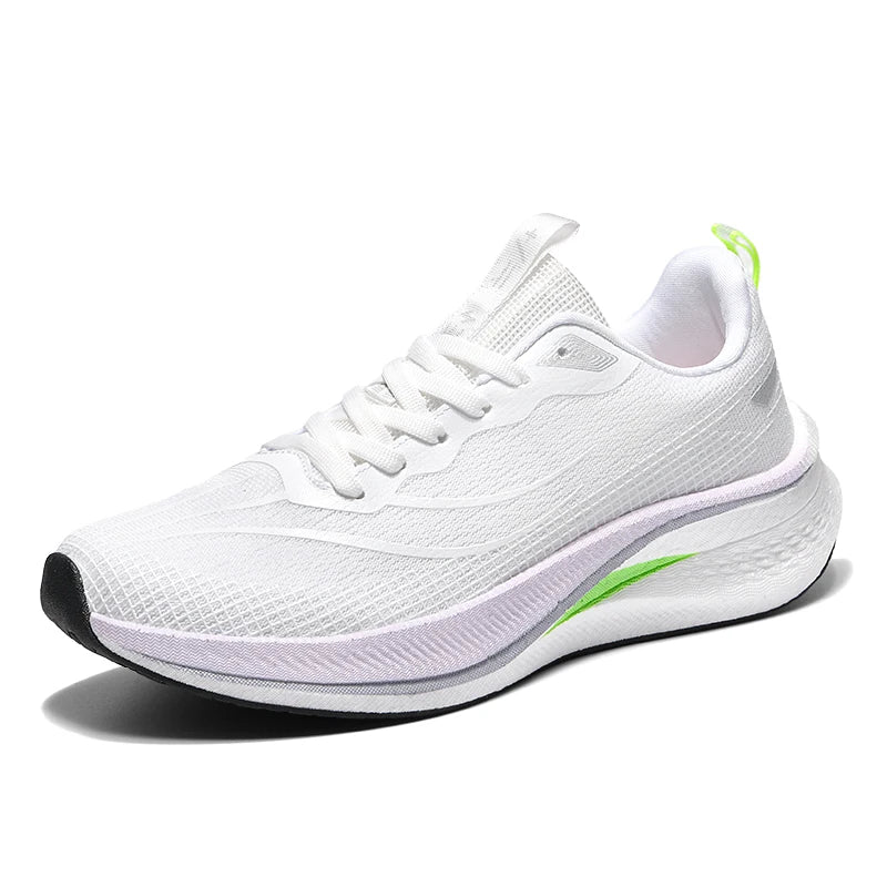 Men's casual sneakers four season new light breathable racing running shoes wear resistant students soft sole speed sports shoes