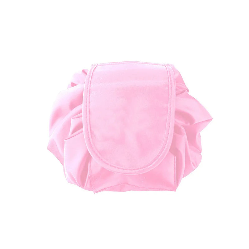 1pc Women Drawstring Cosmetic Bag Travel Storage Makeup Bag Portable Waterproof Toiletry Case,Washing Bag Makeup Pouch Bags