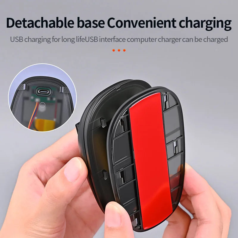 1-4Pcs Solar Powered Car Running Warning Lamp RGB Remote Roof Dome Decor Light No Punch Signal Lamp for Car Truck SUV Motorcycle