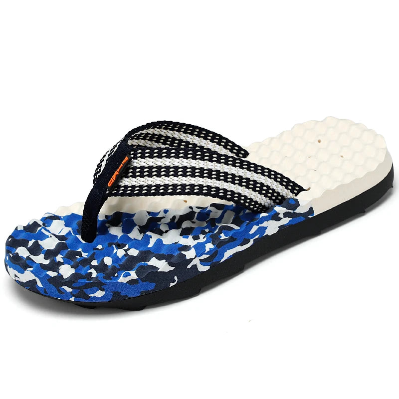 Summer Men Women Flip Flops Massage Slippers Big Size 46 47 Soft Comfortable Slippers Unisex Lightweight