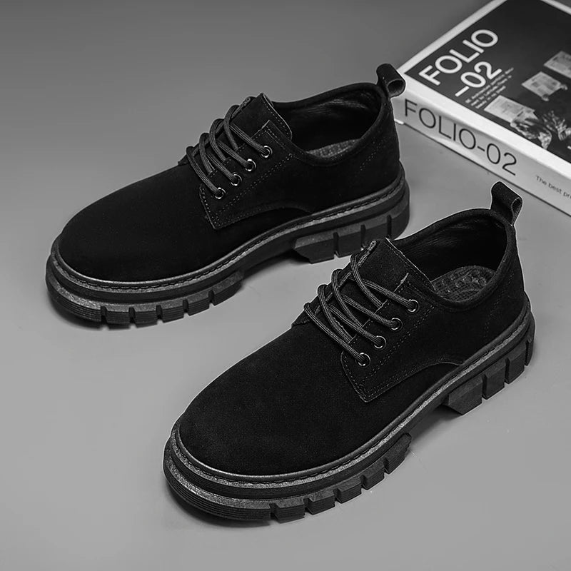 Men's Joker Casual Shoes Four Seasons Breathable Light Soft-sole Non-slip Comfort Outdoor Walking Shoes Business Party Tide Shoe