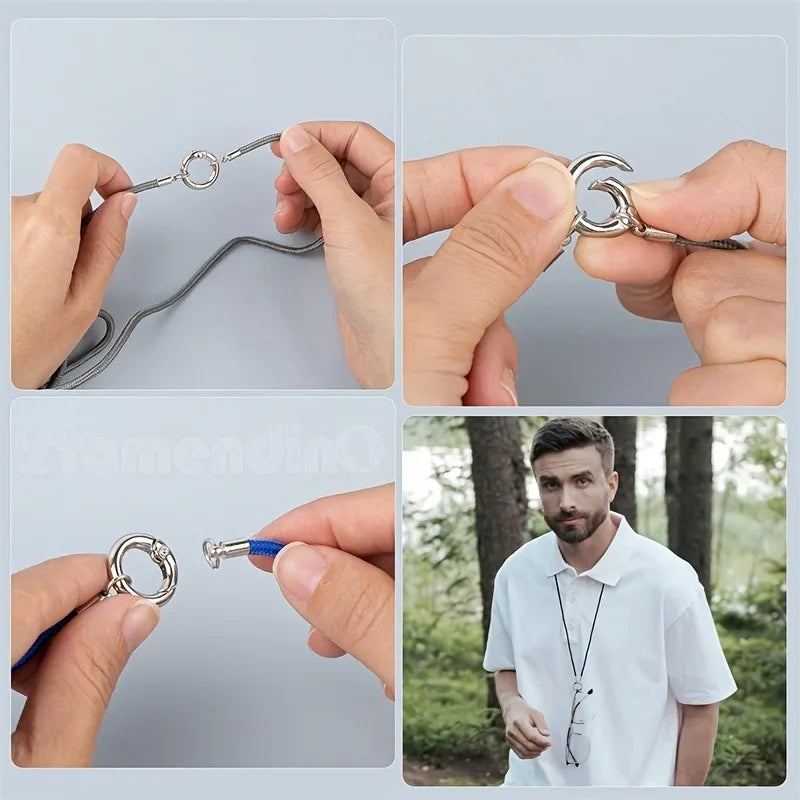 1pc Eyeglass Lanyards , Stylish Eyeglass Straps, Anti-Loss And Anti-Drop Eyeglass Cords, Beach Glasses Chain.