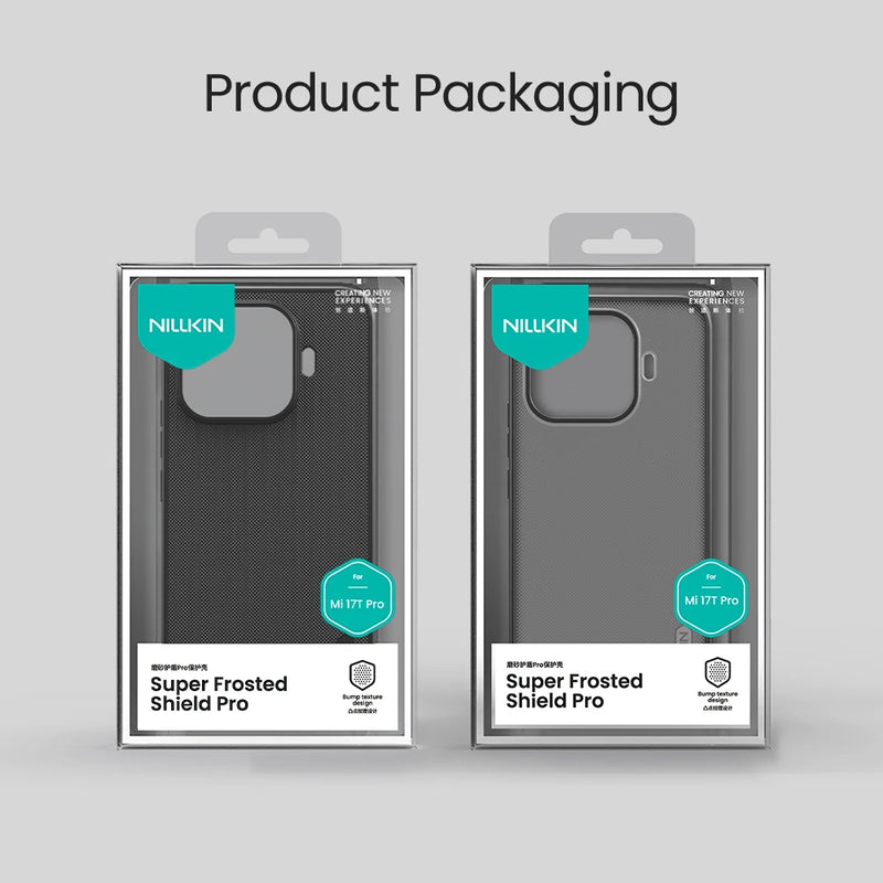 NILLKIN For Xiaomi 17T Pro Case Super Frosted Shield Pro Soft TPU PC Shockproof  Back Cover For Xiao Mi 17T Cases