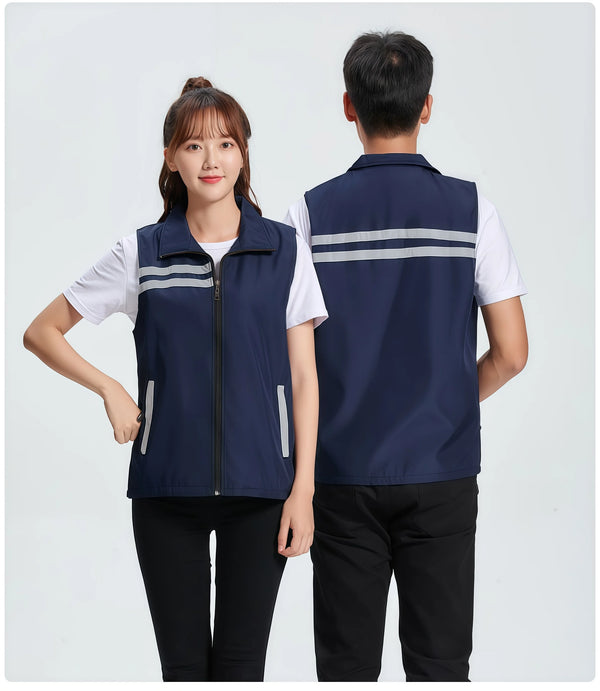Vest customization Breathable supermarket work clothes volunteer  group activities advertising vest printed LOGO 7 colors