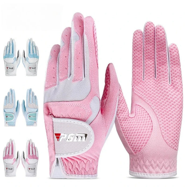 Golf Gloves Women's Sports Non Slip Professional Outdoor Glove 1 Pair of Left and Right Hands ST018