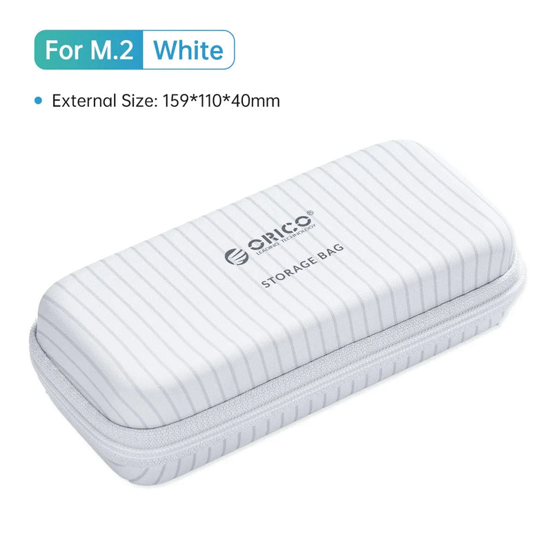 ORICO M.2 Hard Disk EVA Portable HDD Storage Protection Bag for External M.2 Hard Drive/Earphone/Data Line HDD Case