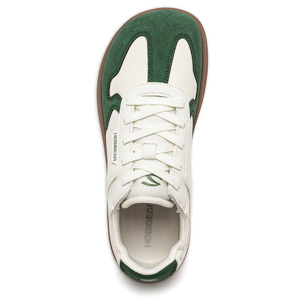 HOBIBEAR Men Women Wide Toe Box Shoes | Minimalist Artificial Leather Canvas Sneakers Lightweight Casual Lace Up Walking Shoe
