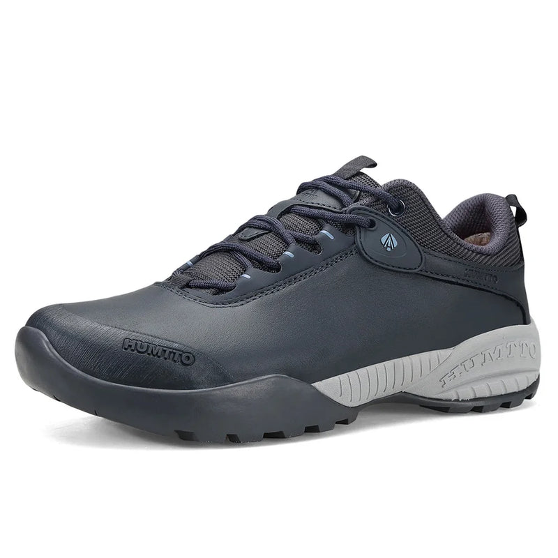 HUMTTO Trekking Shoes Man Breathable Winter Hiking Shoes for Men Non-slip Designer Water-resistant Outdoor Walking Mens Sneakers