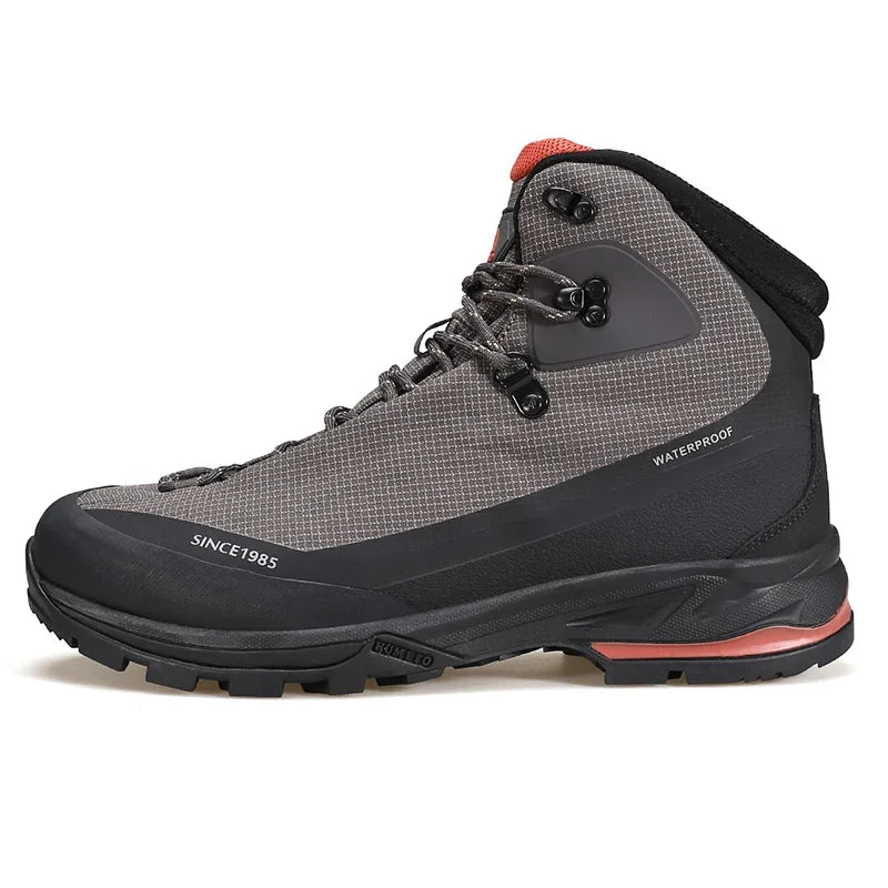 HUMTTO Winter Hiking Shoes Breathable Trekking Boots for Men Outdoor Camping Men's Sports Shoes Non-slip Safety Sneakers Man