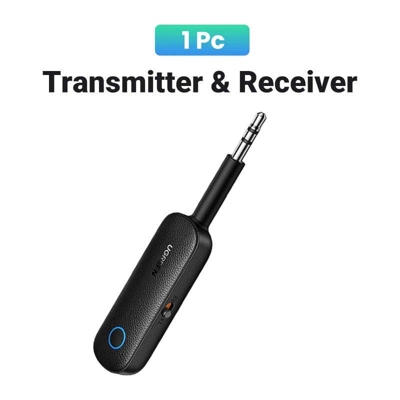 【RU】UGREEN 2-in-1 Bluetooth AUX 5.0  3.5mm for Earphones TV Car Audio