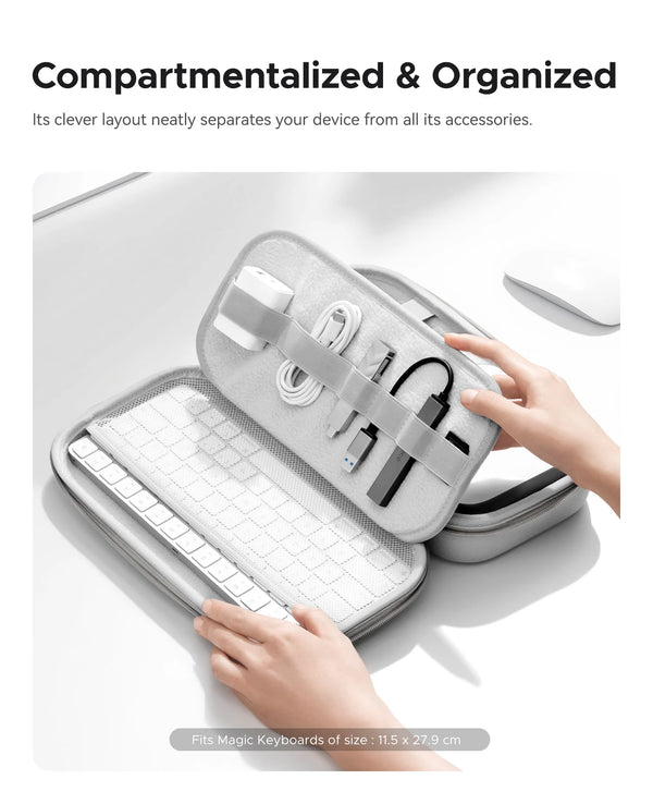 ORICO Organizer Travel Case Bag for Mac mini M4/M4 Pro 2024 Portable Carry Case for Cable Charger Mouse Power Bank Accessories