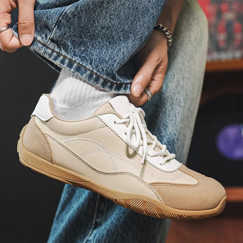 Men's casual shoes four seasons fashion Joker tide shoes breathable light soft-sole non-slip comfort outdoor walking board shoes