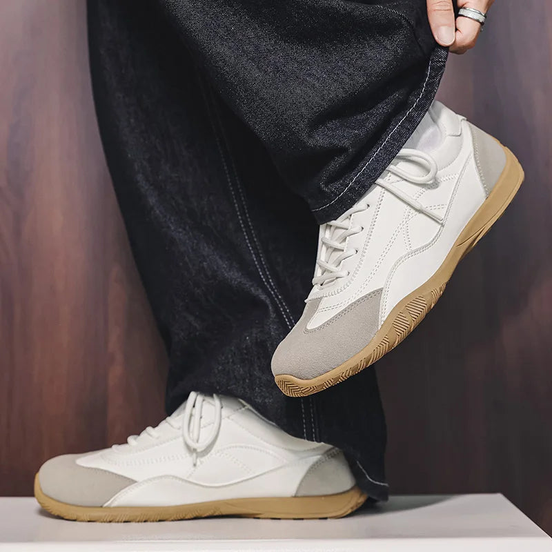 Men's casual shoes four seasons fashion Joker tide shoes breathable light soft-sole non-slip comfort outdoor walking board shoes