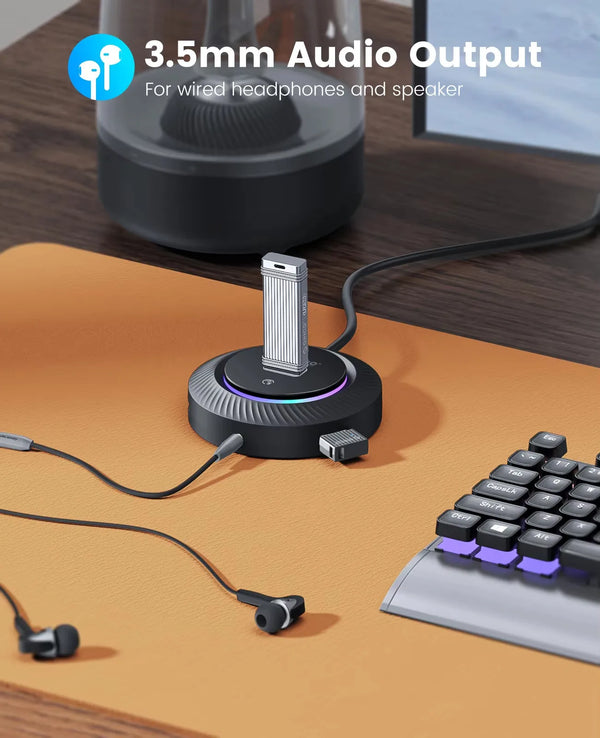 ORICO RGB USB3.0/Type-C HUB With Type C Power Port 5Gbps Multi Splitter OTG Adapter For PC Computer Accessories Macbook Pro