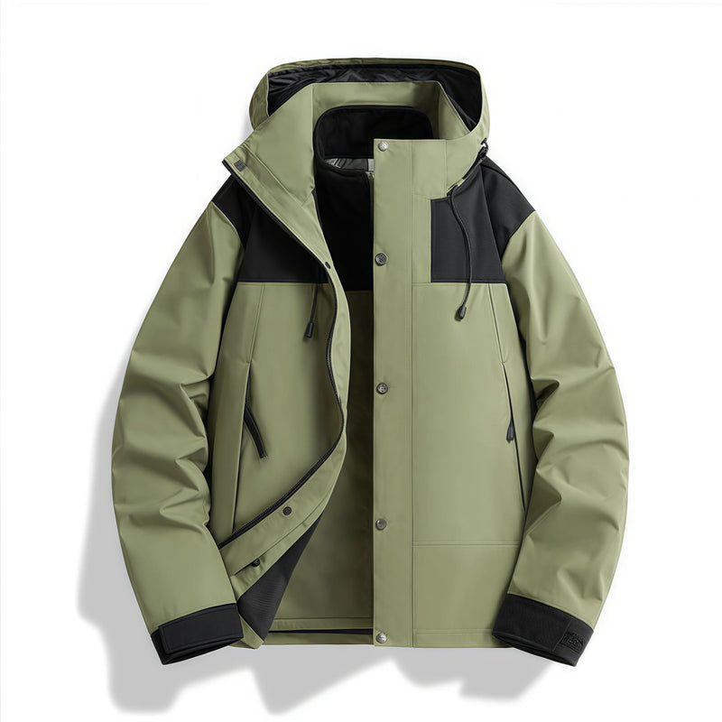 Graphene energy double-sided velvet inner tank 3-in-1 Windbreaker Windproof Cold-proof Wear-resistant  Fashion Style