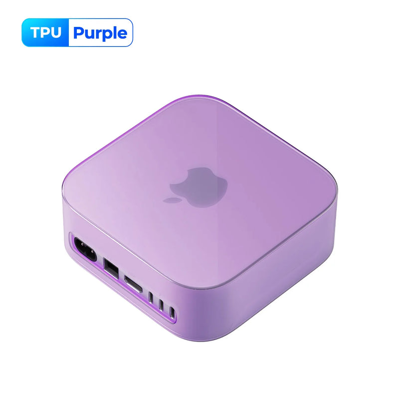 ORICO Mini Case for Mac Mini M4/M4 Pro is an easy-to-install  wear-resistant waterproof silicone case