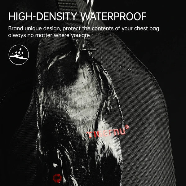 Tigernu Light Crossbody Bags For Men Waterproof Chest Bag Oxford Bags Shoulder Bag College Male Mini Sling Bag Handbag Messenger