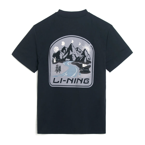 អាវយឺតបាល់បោះបុរស Li-Ning រាងរលុង 100% Polyester កមូល LiNing អាវយឺតកីឡាលំហែកាយ ATSV905