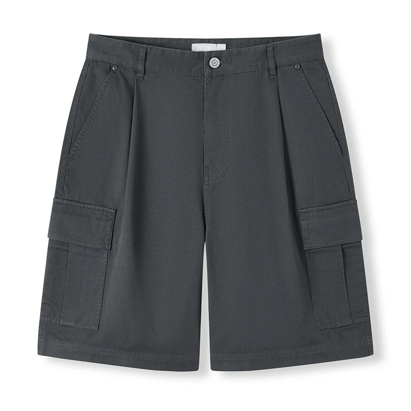 Semir Casual Mid-Length Shorts Men Workwear Loose Straight Fit 2025 Summer New Cotton Fashionable Versatile 5-Inch Shorts