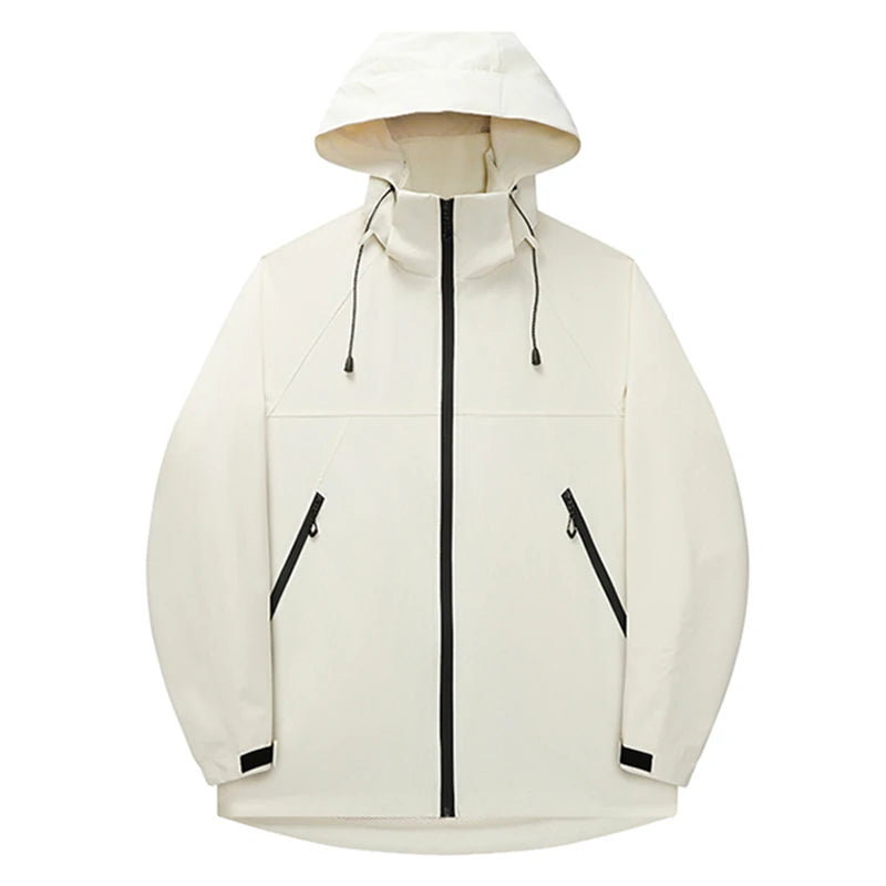 2026 New Men's Purple Long Sleeve Waterproof Jacket,Fashion Casual Sweatshirt, Green, Yellow, Black Coat