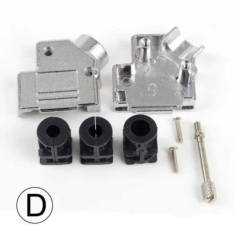DB9 Adapter Connector Core RS232 Serial COM Plug Connectors Hole/pin DB15 Female Male Port Socket D Sub DP9 Plastic Case