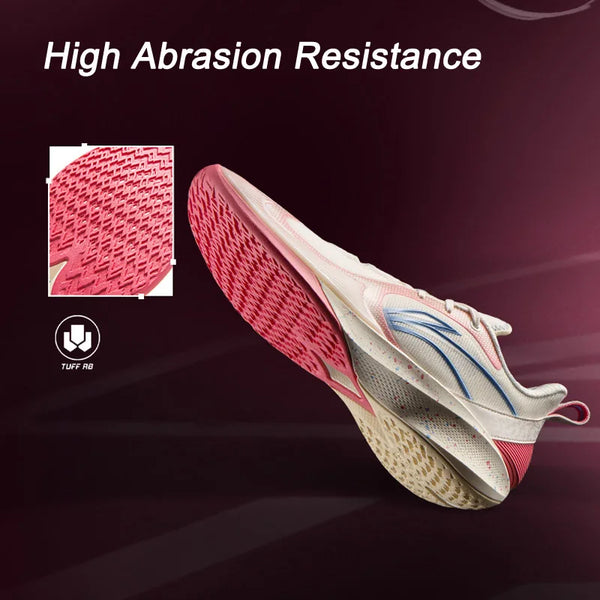 ស្បែកជើងបាល់បោះបុរស Li-Ning SHINING II លើទីលាន BOOM Cushion Rebound ខ្យល់ចេញចូលបាន ស្បែកជើងកីឡា LiNing ធន់នឹងការពាក់ ABPV003
