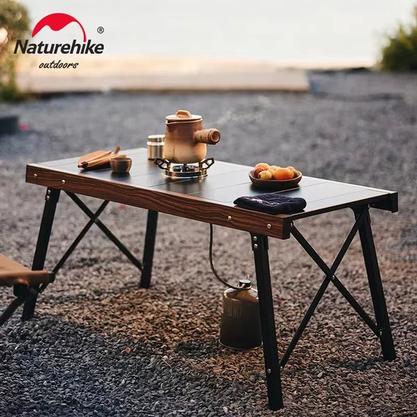 Naturehike Camping IGT Table Outdoor Folding BBQ Grill Picnic Backpacking Fishing Stove Portable Temporary Furniture Pliante