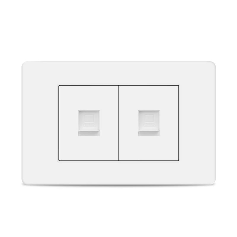 EU Korea Power Plug with 16A Usb Wall Socket,Electric 2Way Light Switch Panel,Universal USB Type-C 20W Fast Charging Outlet 220V