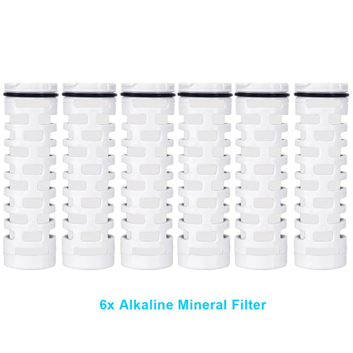 pH+ Alkaline Mineral Water Filter Replacement For Insulated Stainless Steel Bottle Pitcher 6x Filter CHINA