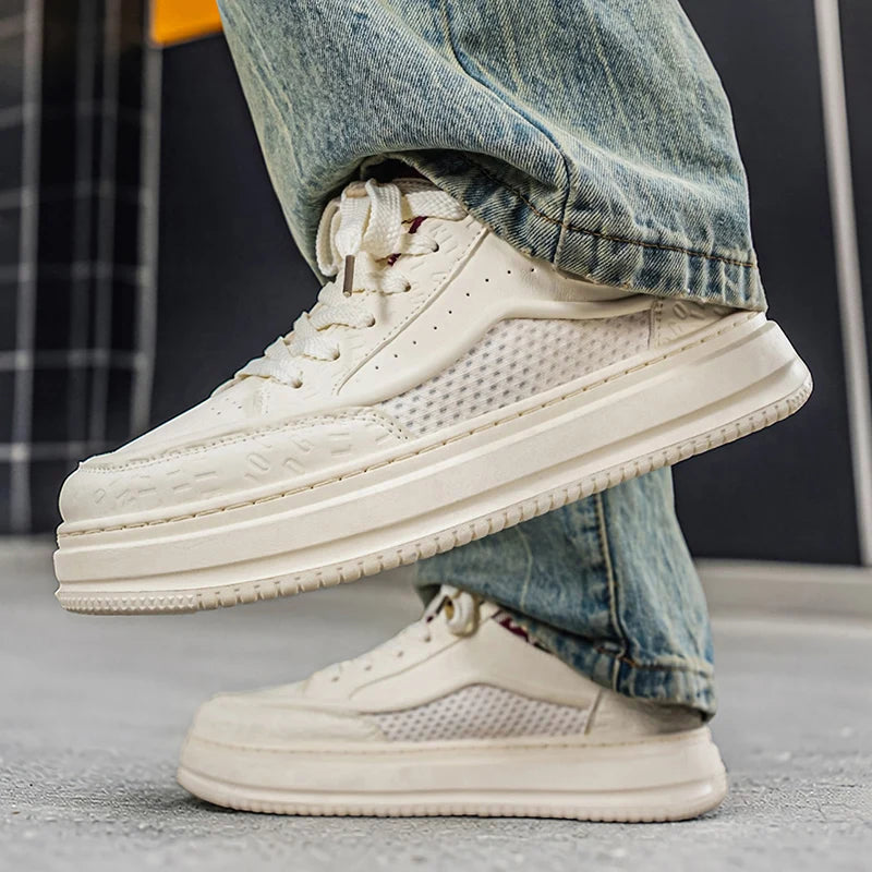 Men's breathable Joker casual board shoes Four seasons new light soft-sole non-slip comfortable outdoor walking running sneakers