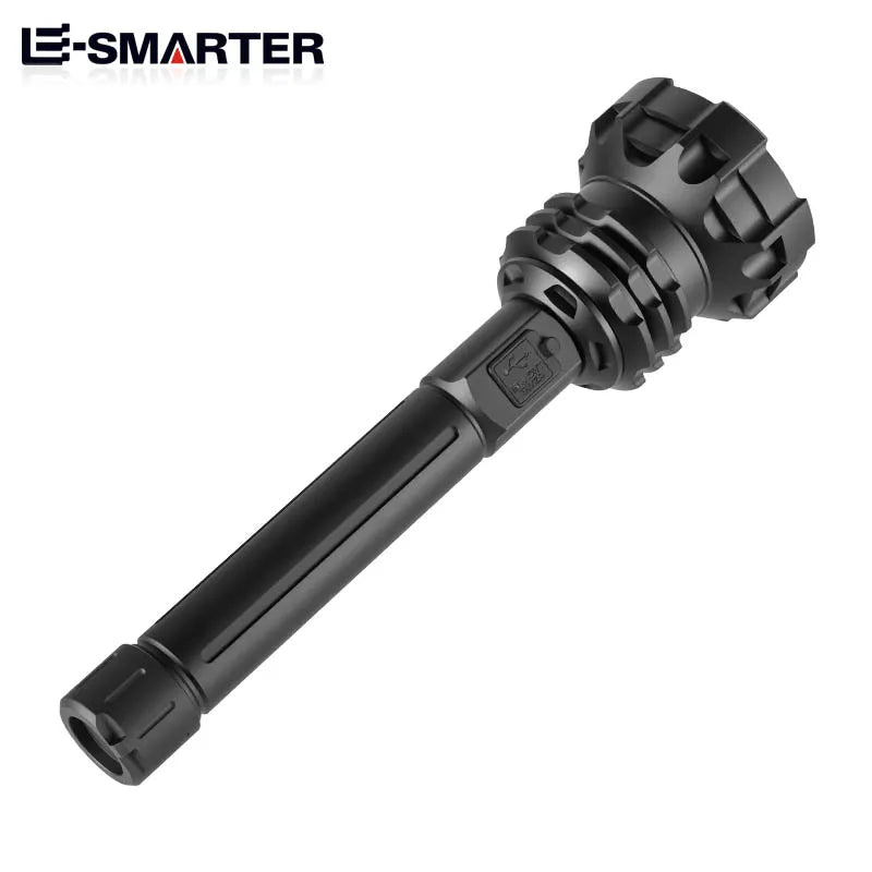 ពិល LED ចម្ងាយឆ្ងាយ P70 សម្រាប់ប្រើប្រាស់ក្រៅផ្ទះ ភ្លឺខ្លាំង ធ្វើពីអាលុយមីញ៉ូម សម្រាប់បោះតង់ ល្បាតសង្គ្រោះបន្ទាន់ អាចសាកបាន ជាមួយនឹងសមត្ថភាពបាញ់បានឆ្ងាយ