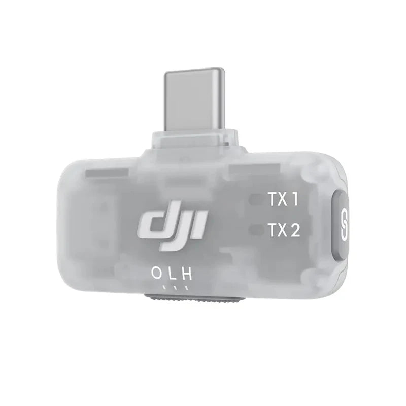 DJI Mic Series Mobile Receiver Supports Mic Mini, Mic 2, and Mic 3 mixed connection Original Accessories in Stock
