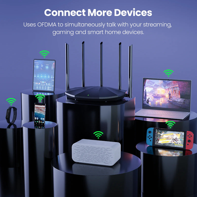 រ៉ោតទ័រ WiFi 6 AX3000 ឧបករណ៍ពង្រីកបណ្តាញឥតខ្សែ Gigabit Tenda 2.4G 5GHz Gigabit WIFI6 AX1500 ឧបករណ៍ពង្រីកបណ្តាញ Tenda AC1200 Wifi Booster