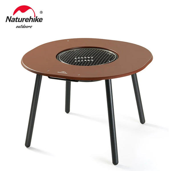 Nataturehike Cool Camping Gear Portable Folding Barbecue Grill Outdoor Table Frying Pan Grill Carbon Stove Charcoal Tabletop
