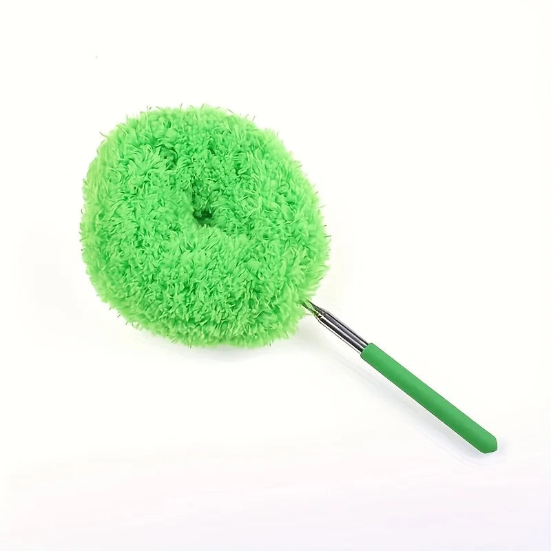 Long-Handled Microfiber Ceiling Fan Duster -Reusable,Cleaning Brush - Detachable Brush,Easy Cleaning, for High Ceilings,etc.
