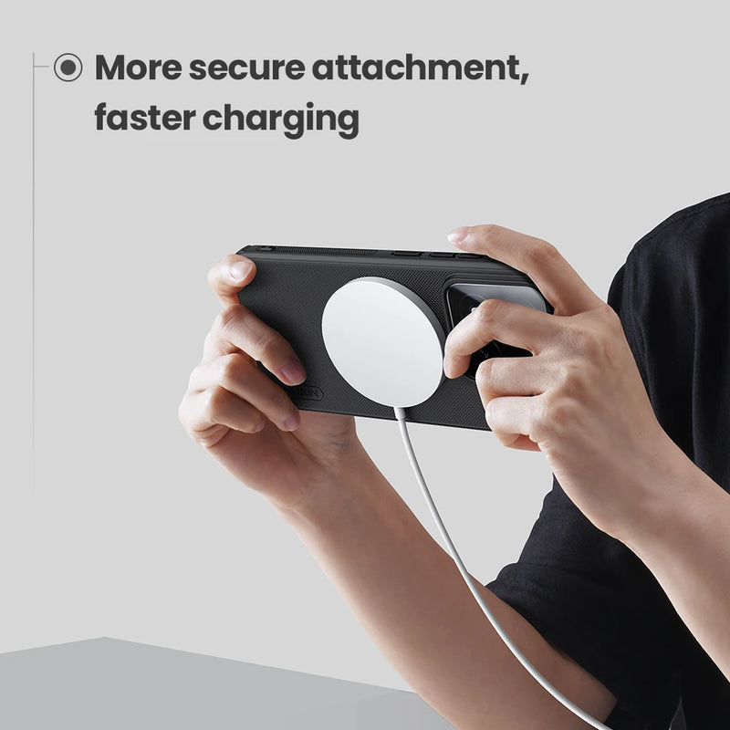 Nillkin For Xiaomi 15 / 15 Pro Magsafe Case Super Frosted Shield Pro Magnetic Wireless Charging PC Back Cover For Xiaomi Mi 15