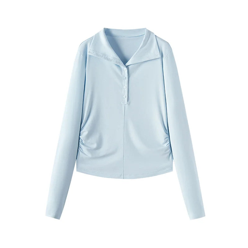 អាវយឺតប៉ាក់ Semir សម្រាប់នារី រាងស្លីម ពាក់កណ្ដាលអាវ រចនាតិចតួចបំផុត ឆ្នាំ២០២៦ សម្លៀកបំពាក់រដូវរងាថ្មីប្រចាំថ្ងៃ រចនាប័ទ្មធម្មតាសម្រាប់ទីក្រុង