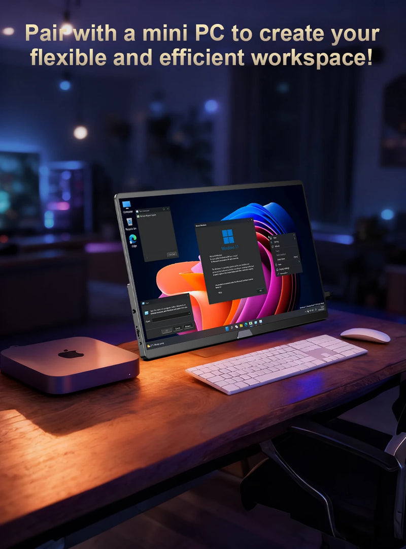 ម៉ូនីទ័រចល័ត UPERFECT UColor O2 Pure ទំហំ 15.6 អ៊ីញ 4K 3456*2160P 100% DCI-P3 500Nits សម្រាប់ការិយាល័យ សម្រាប់កុំព្យូទ័រ កុំព្យូទ័រយួរដៃ ទូរស័ព្ទ XBox PS5