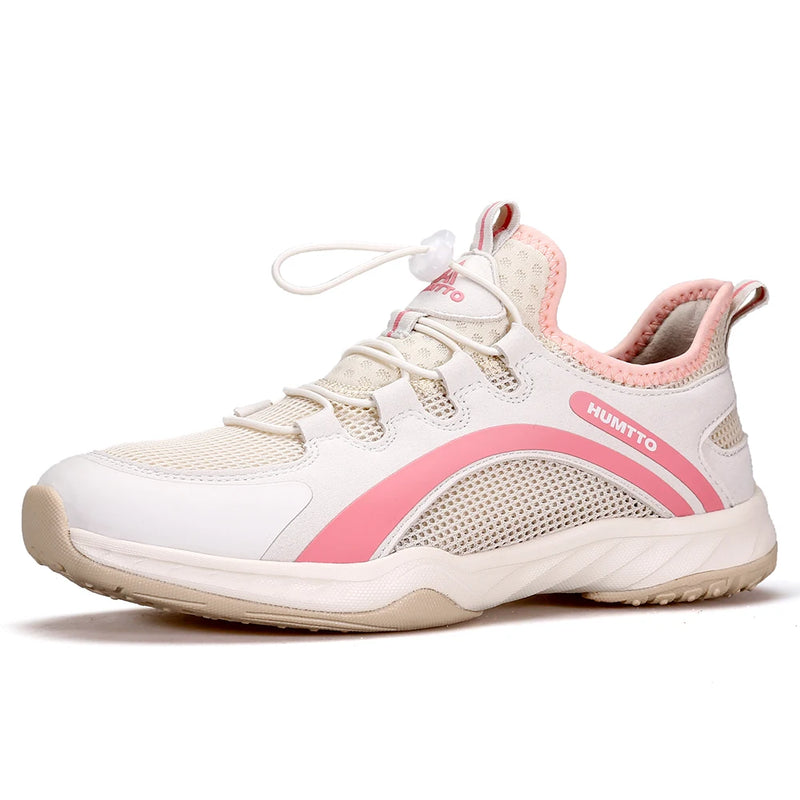 HUMTTO Lightweight Running Shoes Luxury Designer Shoes for Women Breathable Black Casual Sneakers Sports Jogging Womens Trainers